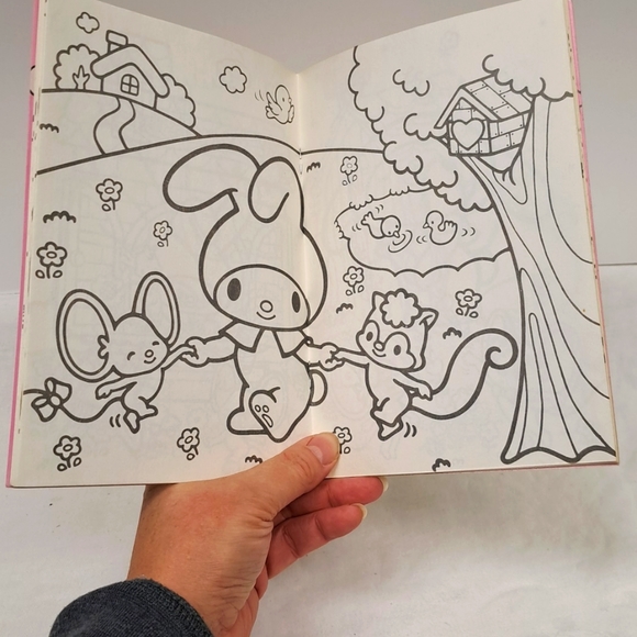 - Vintage "MY MELODY'S COLORING BOOK"   SANRIO 1976 Made in Japan - Picture 7 of 9